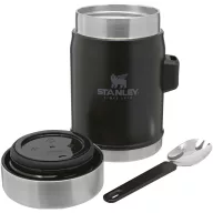   Recipient pentru mancare cu lingura, 400 ml, 2509E14986, Stanley, 9.7x13.9x8.9 cm, Otel, Negru matt