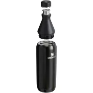   Sticla de apa, 600 ml, 2509E14970, Stanley, 7.3x26.4x7.3 cm, Otel, Negru shiny
