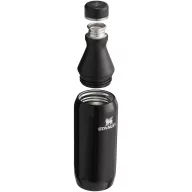   Sticla de apa, 350 ml, 2509E14967, Stanley, 6.55x21.9x6.55 cm, Otel, Negru shiny