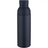   Set sticla termos cu 3 capace, 650 ml, Everestus, 2601E12934, 7.5x25.2x7.5 cm, Otel, Albastru Navy