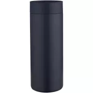   Set sticla termos cu 3 capace, 650 ml, Everestus, 2601E12934, 7.5x25.2x7.5 cm, Otel, Albastru Navy