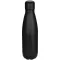 Sticla de apa, Everestus, 2610E18313, 750 ml, 8.1x30x8.1xØ7 cm, Otel inoxidabil, Negru