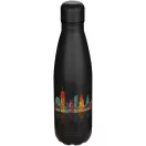 Sticla de apa, Everestus, 2610E18313, 750 ml, 8.1x30x8.1xØ7 cm, Otel inoxidabil, Negru
