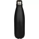 Sticla de apa, Everestus, 2610E18313, 750 ml, 8.1x30x8.1xØ7 cm, Otel inoxidabil, Negru