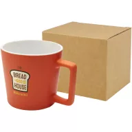   Cana 370 ml, 2502E16449, Everestus, 9.1 x ⌀9.5 cm, Ceramica, Portocaliu