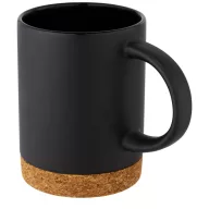   Cana, Everestus, 22FEB1132, 425 ml, 11.4xØ 8.5 cm, Ceramica, Pluta, Negru