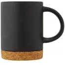 Cana, Everestus, 22FEB1132, 425 ml, 11.4xØ 8.5 cm, Ceramica, Pluta, Negru