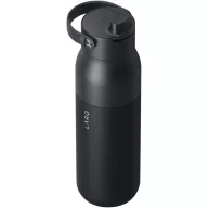   Sticla de apa, 1000 ml, 2509E14750, Larq, 28.6xØ 8.3 cm, Otel, Negru