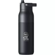   Sticla de apa, 1000 ml, 2509E14750, Larq, 28.6xØ 8.3 cm, Otel, Negru