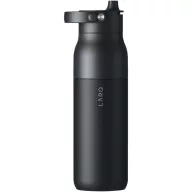   Sticla de apa, 1000 ml, 2509E14750, Larq, 28.6xØ 8.3 cm, Otel, Negru