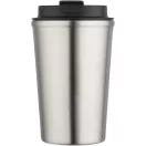 Cana termos, Everestus, 2610E19298, 350 ml, 8.9x14.5x8.9xØ8.6 cm, Otel inoxidabil, Polipropilena, Argintiu mat