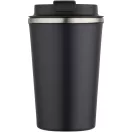 Cana termos, Everestus, 2610E19297, 350 ml, 8.9x14.5x8.9xØ8.6 cm, Otel inoxidabil, Polipropilena, Negru