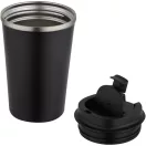 Cana termos, Everestus, 2610E19297, 350 ml, 8.9x14.5x8.9xØ8.6 cm, Otel inoxidabil, Polipropilena, Negru