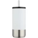 Cana de voiaj, 480 ml, Everestus, 2601E12923, 8x16.8x8xØ7.8 cm, Otel, Alb