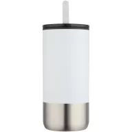   Cana de voiaj, 480 ml, Everestus, 2601E12923, 8x16.8x8xØ7.8 cm, Otel, Alb