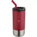 Cana de voiaj, 480 ml, Everestus, 2601E12924, 8x16.8x8xØ7.8 cm, Otel, Rosu