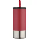 Cana de voiaj, 480 ml, Everestus, 2601E12924, 8x16.8x8xØ7.8 cm, Otel, Rosu