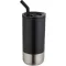 Cana termos cu pai, Everestus, 2610E19249, 480 ml, 8x16.8x8xØ7.8 cm, Otel inoxidabil, Polipropilena, Negru