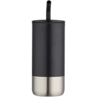   Cana termos cu pai, Everestus, 2610E19249, 480 ml, 8x16.8x8xØ7.8 cm, Otel inoxidabil, Polipropilena, Negru