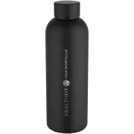   Sticla de apa, Everestus, 2610E18403, 750 ml, 7.3x22.4x7.3xØ3.8 cm, Otel inoxidabil, Polipropilena, Negru