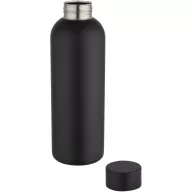  Sticla de apa, Everestus, 2610E18403, 750 ml, 7.3x22.4x7.3xØ3.8 cm, Otel inoxidabil, Polipropilena, Negru