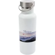   Sticla termos 500 ml, Everestus, 2601E13246, 7.2x21x7.2xØ7.2 cm, Otel, Alb