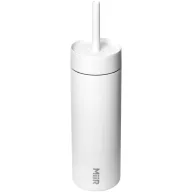  Sticla de apa, MiiR, 2610E18354, 473 ml, 7x20.82x7xØ7 cm, Otel inoxidabil, Alb