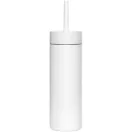 Sticla de apa, MiiR, 2610E18354, 473 ml, 7x20.82x7xØ7 cm, Otel inoxidabil, Alb