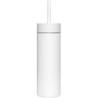   Sticla de apa, MiiR, 2610E18354, 473 ml, 7x20.82x7xØ7 cm, Otel inoxidabil, Alb