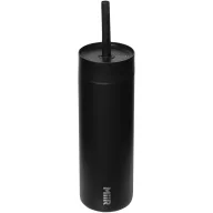   Sticla de apa, MiiR, 2610E18355, 473 ml, 7x20.82x7xØ7 cm, Otel inoxidabil, Negru