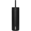 Sticla de apa, MiiR, 2610E18355, 473 ml, 7x20.82x7xØ7 cm, Otel inoxidabil, Negru