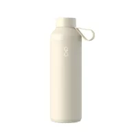   Sticla de apa, Ocean Bottle, 2610E18359, 710 ml, 7.62x24.95x10.76xØ7.62 cm, Otel inoxidabil, Polipropilena, Crem Bej Sandstone