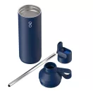 Sticla de apa, Ocean Bottle, 2610E18363, 710 ml, 7.62x27.47x10.76xØ7.62 cm, Otel inoxidabil, Polipropilena, Albastru Ocean