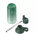 Sticla de apa, Ocean Bottle, 2610E18357, 710 ml, Cu pai, 7.62x23.57x10.76xØ7.62 cm, Tritan, Polipropilena, Verde Forest