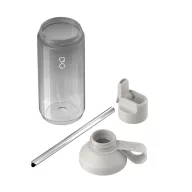   Sticla de apa, Ocean Bottle, 2610E18358, 710 ml, Cu pai, 7.62x23.57x10.76xØ7.62 cm, Tritan, Polipropilena, Gri Rock