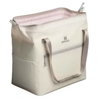   Geanta termoizolanta pentru 20 doze, Stanley, 2610E19168, Cu inchidere cu fermoar, 35.1x34x23.1 cm, Poliester, Crem