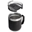 Cana termos, Stanley, 2610E19324, 350 ml, 12x10.8x9.9 cm, Otel inoxidabil, Negru