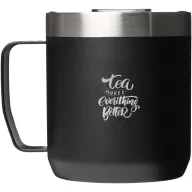   Cana termos, Stanley, 2610E19324, 350 ml, 12x10.8x9.9 cm, Otel inoxidabil, Negru