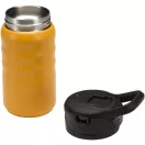 Sticla de apa, Everestus, 2610E18326, 350 ml, Cu maner, 10x17.8x7xØ7.2 cm, Otel inoxidabil, Polipropilena, Galben