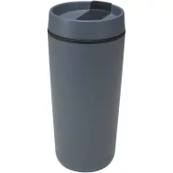   Cana de voiaj, Everestus, 2610E18513, 480 ml, 8.5x166x18.7xØ6.5 cm, Polipropilena, ABS, Albastru Hale