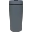 Cana de voiaj, Everestus, 2610E18513, 480 ml, 8.5x166x18.7xØ6.5 cm, Polipropilena, ABS, Albastru Hale