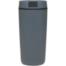 Cana de voiaj, Everestus, 2610E18513, 480 ml, 8.5x166x18.7xØ6.5 cm, Polipropilena, ABS, Albastru Hale