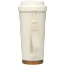Cana termos, Everestus, 2610E19250, 480 ml, 9x20.9x9xØ6.7 cm, Otel inoxidabil, ABS, Polipropilena, Crem