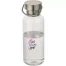 Sticla de apa, Everestus, 2610E18433, 600 ml, 7.18x20.8x7.18xØ7.18 cm, Plastic, Otel inoxidabil, Transparent clear