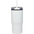 Cana termos, Everestus, 2610E19376, 540 ml, 8.8x19.8x8.8xØ7.8 cm, Otel inoxidabil, Polipropilena, Alb
