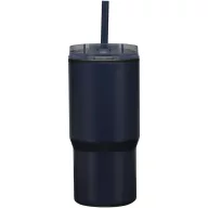   Cana termos, Everestus, 2610E19377, 540 ml, 8.8x19.8x8.8xØ7.8 cm, Otel inoxidabil, Polipropilena, Albastru Navy