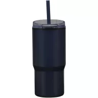   Cana termos, Everestus, 2610E19377, 540 ml, 8.8x19.8x8.8xØ7.8 cm, Otel inoxidabil, Polipropilena, Albastru Navy