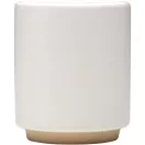 Cana cu finisaj mat, Everestus, 2610E19403, 180 ml, 8x10.5 cm, Gresie, Alb