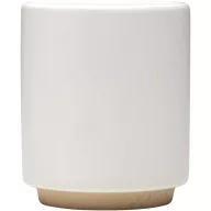   Cana cu finisaj mat, Everestus, 2610E19403, 180 ml, 8x10.5 cm, Gresie, Alb