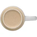 Cana cu finisaj mat, Everestus, 2610E19403, 180 ml, 8x10.5 cm, Gresie, Alb